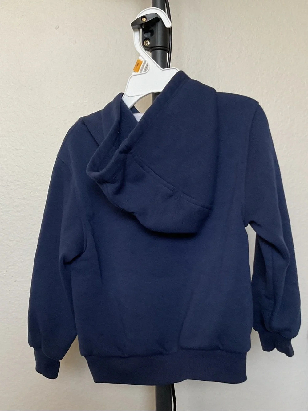 Nike Navy & White Kids Hoodie with Blue Accent Logo